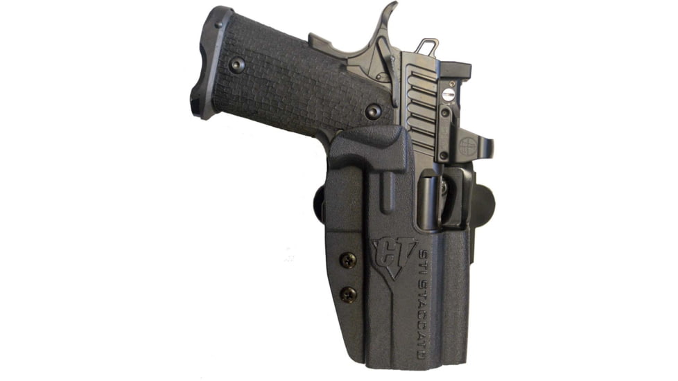 Comp-Tac International OWB Kydex Modular Mount, Walther - PDP 5in, Right Hand, Black, C241WA328RBKN