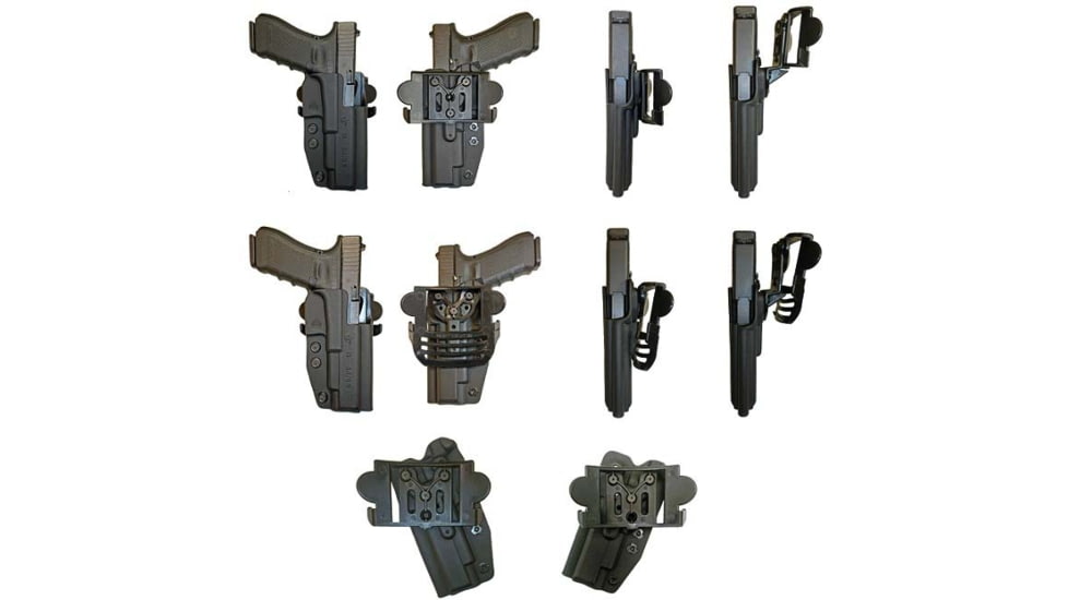 Comp-Tac International OWB Kydex Modular Mount, Walther - PDP 5in, Right Hand, Black, C241WA328RBKN