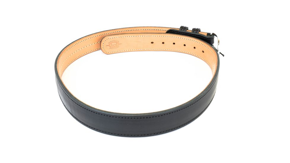 Comp-Tac Kydex Reinforced Contour Leather Belt,Black,36in Waist Size 36BELT-BLK