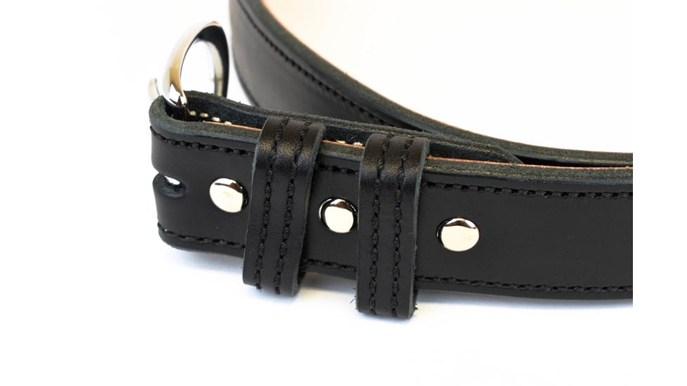 Comp-Tac Kydex Reinforced Contour Leather Belt,Black,36in Waist Size 36BELT-BLK