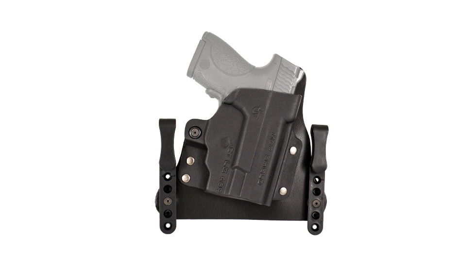 CompTac MERC IWB Hybrid Holster- Guns with Lasers, Black, Right, Glock - 43 with Streamlight TLR-6, C370GL070RBSN