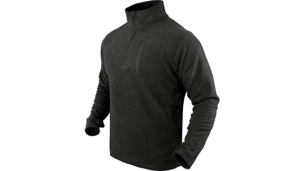Condor Outdoor - 1/4 Zip Pullover - Black, XXL 607-002-XXL