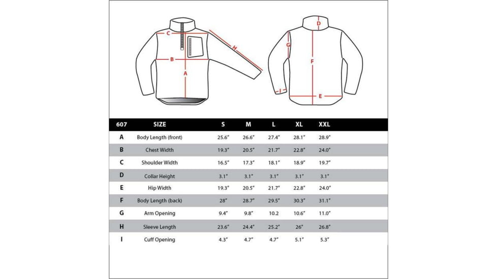 Condor Outdoor - 1/4 Zip Pullover - Olive Drab, L 607-001-L