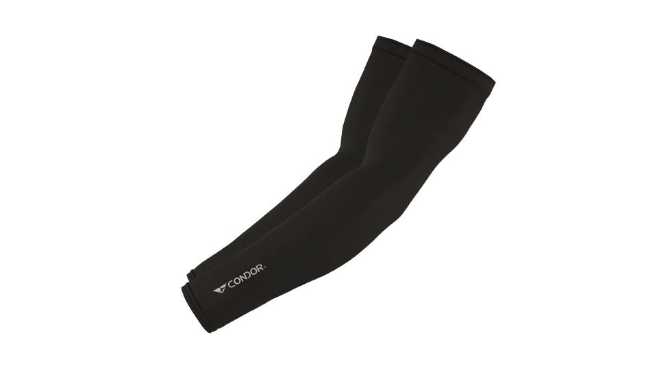 Condor Outdoor Arm Sleeves, Black, L, 221110-002-L