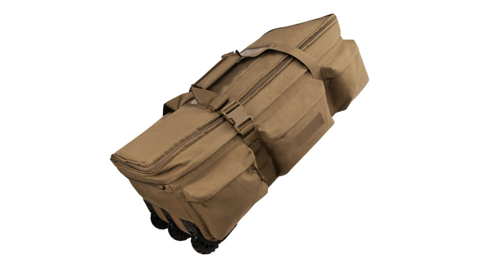 Condor Outdoor 37in Haul Rolling Duffle Bag, Coyote Brown, 111320-498