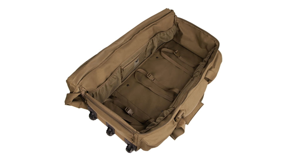 Condor Outdoor 37in Haul Rolling Duffle Bag, Coyote Brown, 111320-498