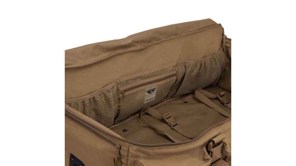 Condor Outdoor 37in Haul Rolling Duffle Bag, Coyote Brown, 111320-498