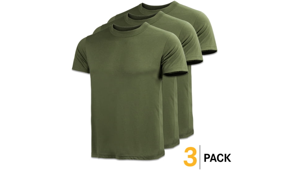 Condor Outdoor Military Tee - Men's, 3 Pcs/Pack, Olive Drab, 2XL, 101277-001-XXL