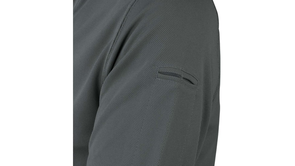 Condor Outdoor Performance Long Sleeve Polo, Graphite, S, 101120-018-S