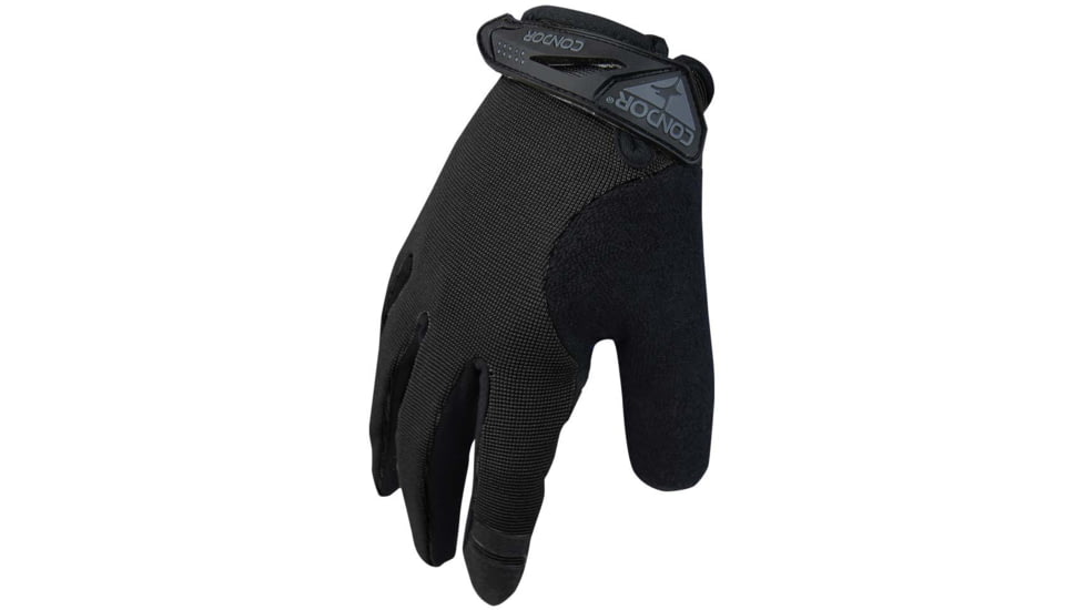 Condor Outdoor Shooter Glove, Black, Medium, 228-002-09