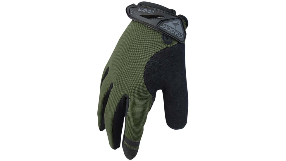 Condor Outdoor Shooter Glove, Sage / Black, Small, 228-007-08