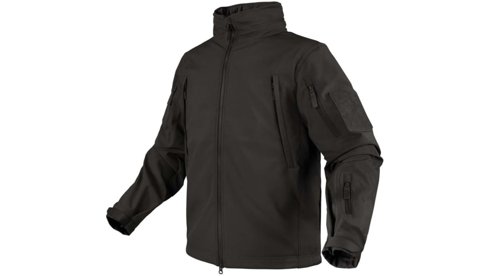 Condor Outdoor Summit Softshell Jacket, Black, Extra Small, 602-002-XS