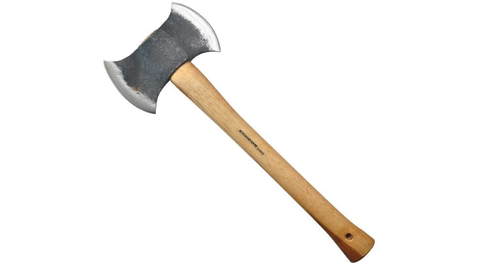 Condor Tool and Knife Double Bit Michigan Axe, Leather Sheath CTK4051C175