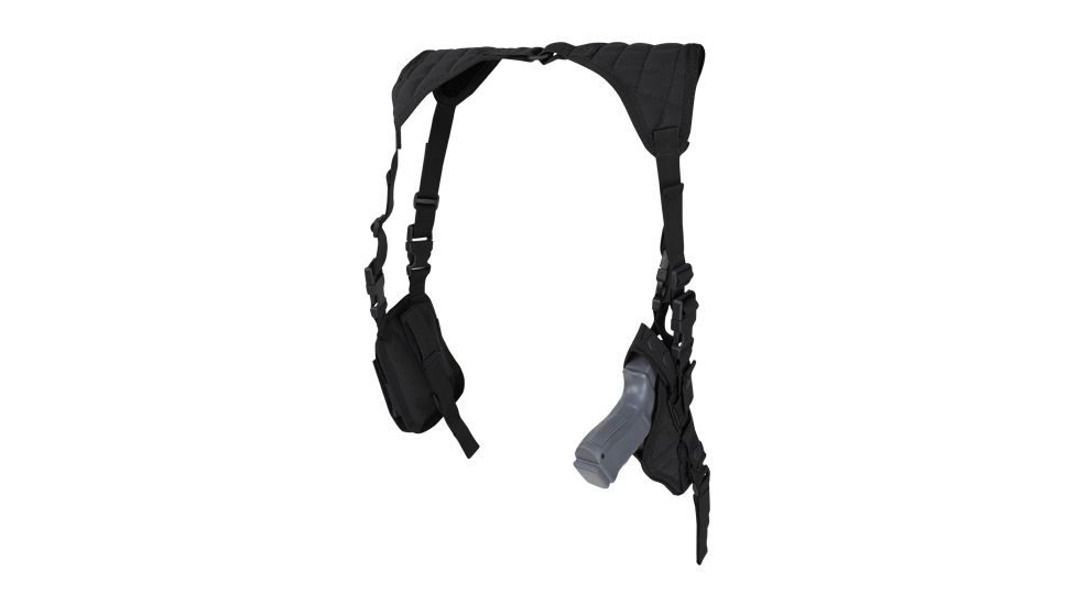Condor Outdoor Vertical Shoulder Holster, Black, ASH-002