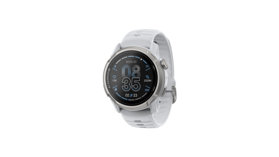 Coros Wearables, Inc. Refurbished COROS APEX 4 46mm Custom, CASE-APX4-WHT-46-OB+BAND-WAPX4-BLUE-24-N