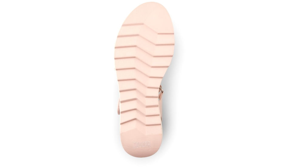 Cougar Hibiscus Leather Wedge Womans Sandals, Shell, 11, Hibiscus-Shell-11