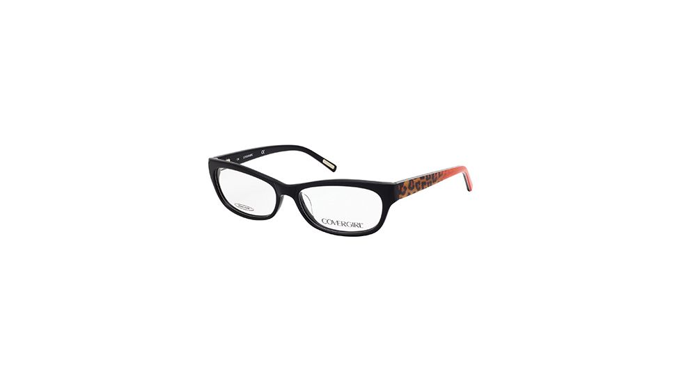Cover Girl CG0512 Eyeglass Frames - Shiny Black Frame Color