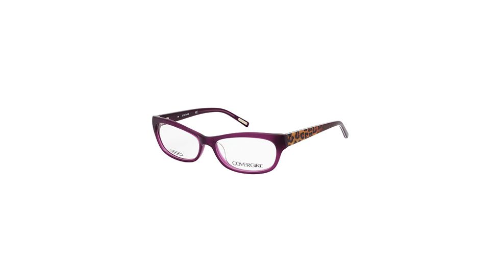 Cover Girl CG0512 Eyeglass Frames - Shiny Violet Frame Color