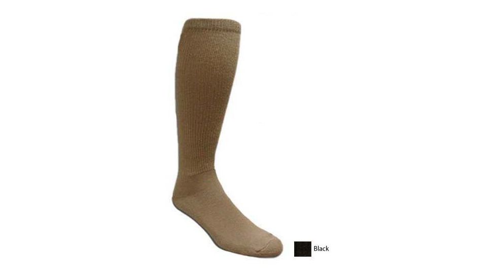 Covert Threads Rock Groundpounder Sock Desert 1pr, Black, Size 9-13, 2310 BK