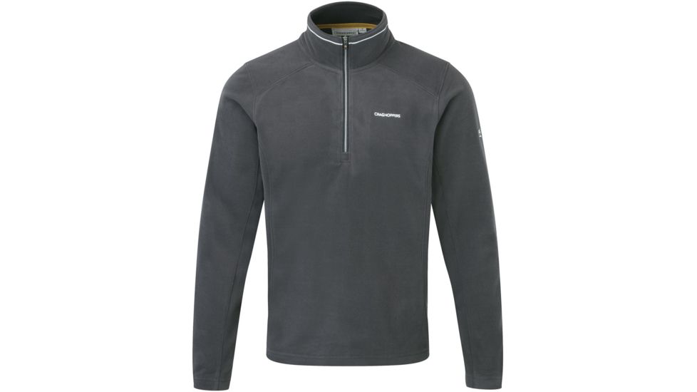 Crag Hoppers Corey Half Zip Jacket - Men's -Black Pepper Marl-Large