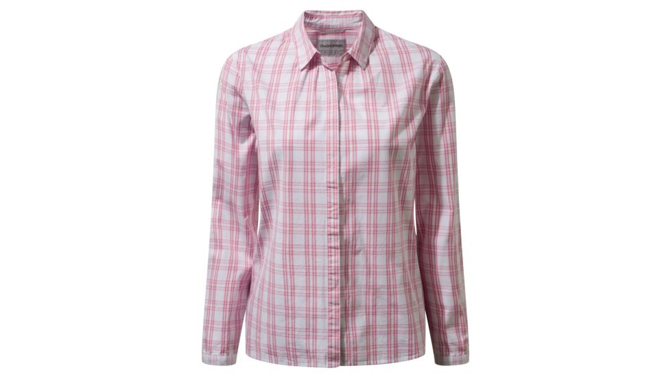 Craghoppers Candelo Shirt, Eng Rose Chk, 6, CWS470-4IW10L