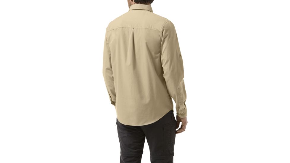Craghoppers Kiwi Trek Long Sleeve Shrt, Oatmeal, L, CMS477-70U70