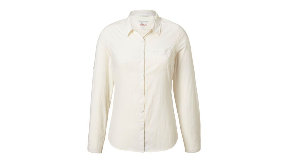 Craghoppers NL Bardo Long Sleeve Shirt, Sea Salt, 4, CWS472-33A08L