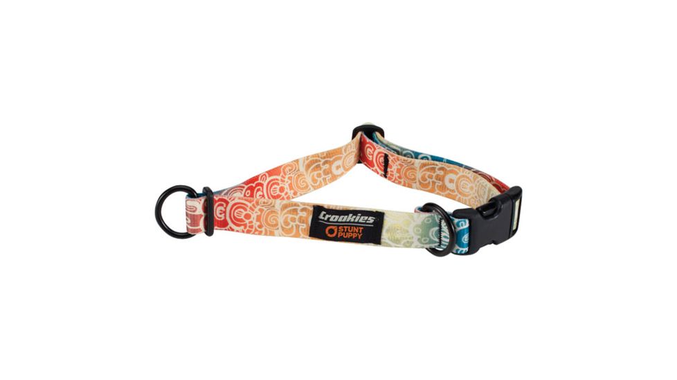 Croakies Dog Collar Muddy Paw Green Lg DOGCLR2800