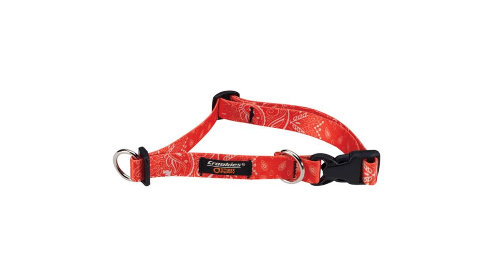 Croakies Dog Collar Muddy Paw Green Lg DOGCLR2800