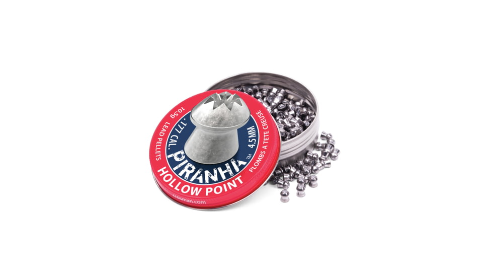 Crosman Premier PiranhaHP Pellets, .177 Caliber, 10.5 grain, 400 Rounds, LPPH7