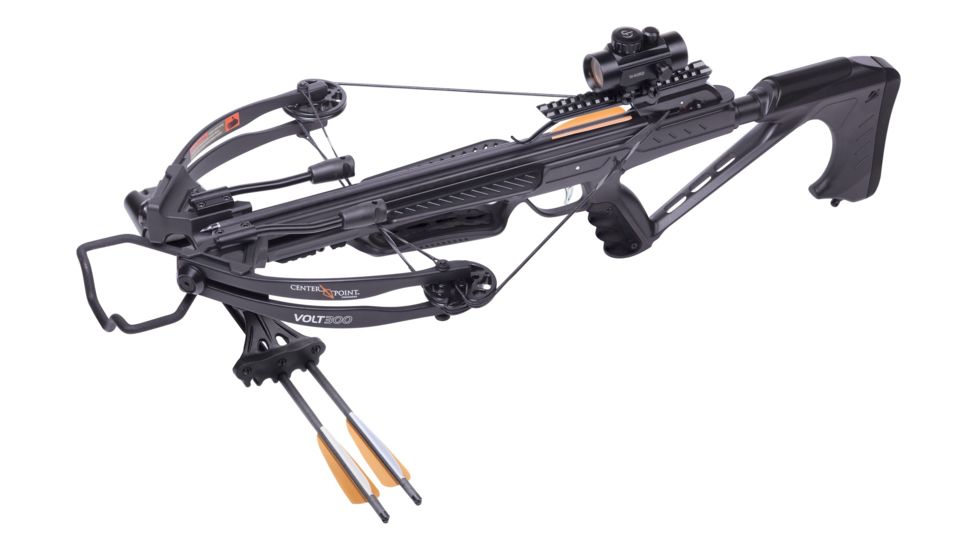Crosman Volt 300 Compound Crossbow Package,130lb Draw Weight, Black, 31.1 in Length AXCV130BK