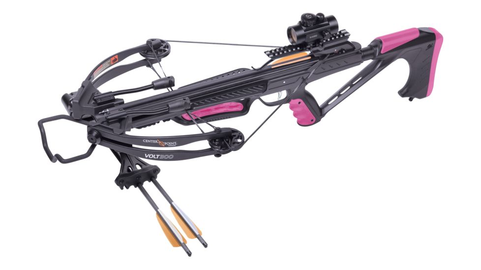 Crosman Volt 300 Compound Crossbow Package,130lb Draw Weight, Black, 31.1 in Length AXCV130BK