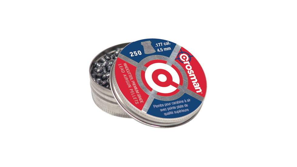Crosman Wadcutter Pellets .177 Caliber 250 Per Box 6177