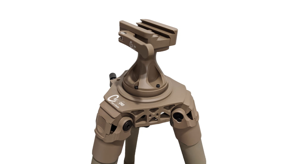CruxOrd 42mm Tripod w/Riser Kit, Includes CO-002 &amp; CO-013, Flat Dark Earth, CO-K05