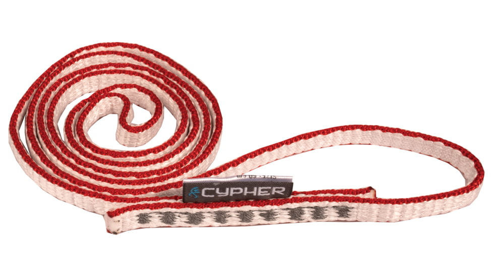 Cypher 8mm Dyneema Sling, 60cm/24in, Red, Q1007X060