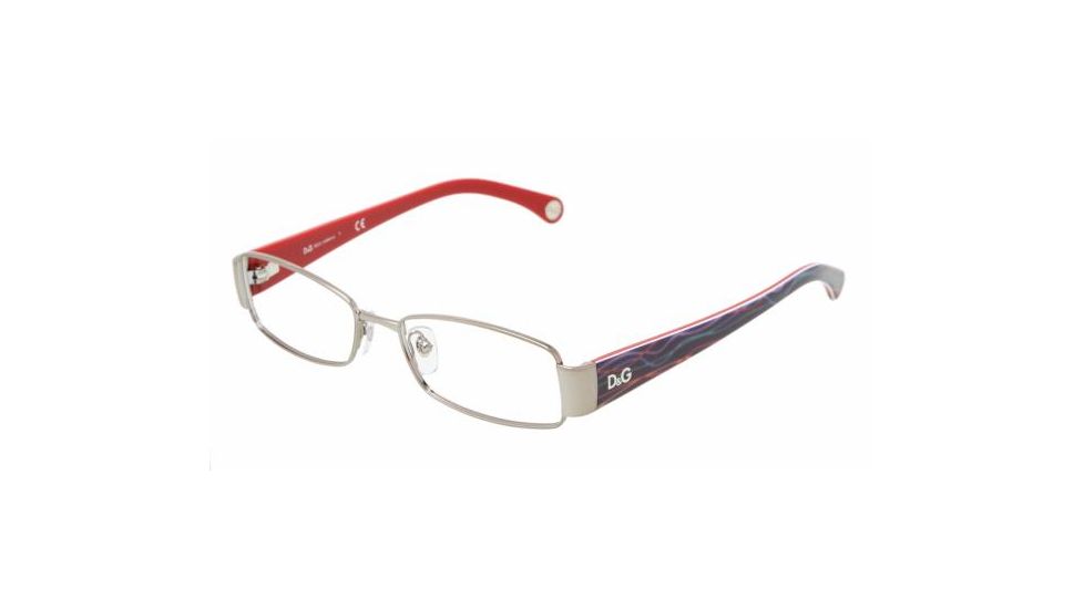 D&amp;G DD 5072 Eyeglasses Styles Gunmetal Frame w/Non-Rx 49 mm Diameter Lenses, 442-4916