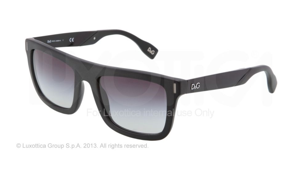 D&amp;G Fashion show DD3083 Progressive Prescription Sunglasses DD3083-25578G-5420 - Lens Diameter 54 mm, Frame Color Matte Black
