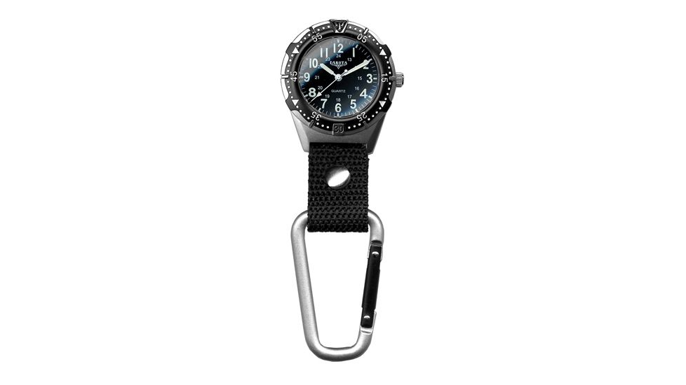Dakota Watches Aluminum Backpacker, Black Dial, Black Case, Black Strap 2844-6