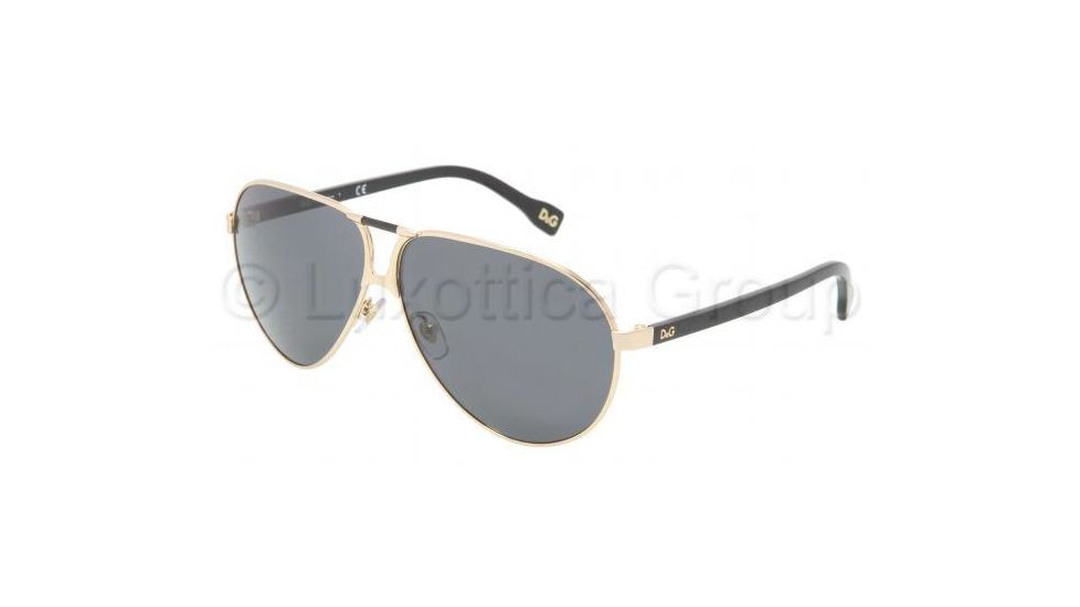 DandG DD6067 Bifocal Sunglasses, Old Gold Frame / 63 mm Prescription Lenses, 254 87 6310