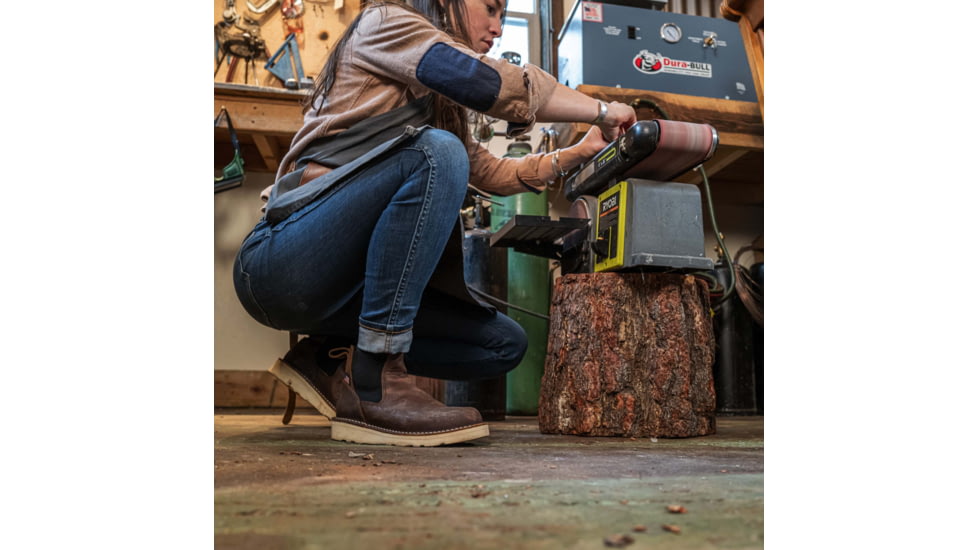 Danner Bull Run Chelsea 6in Height Shoes - Womens, Brown Wedge, 9.5, Width M, 15482-9.5-M