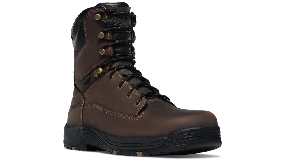 Danner Caliper 8in Aluminum Toe Work Shoes - Mens, Brown, 12 US, D, 19459-12D