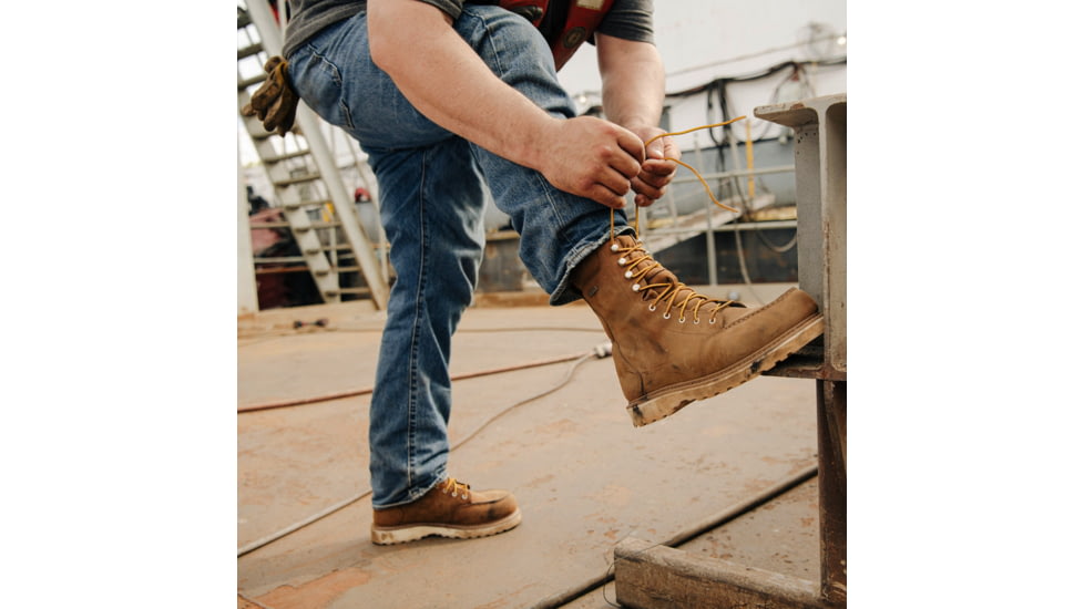 Danner Cedar River Moc 8in Aluminum Toe Work Shoes - Mens, Brown, 7 US, EE, 14303-7EE