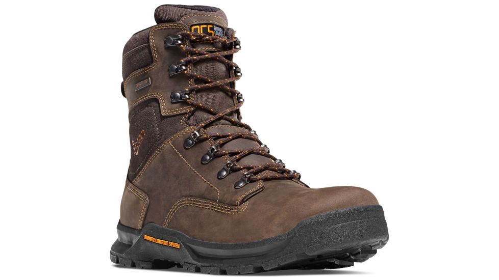 Danner Crafter 8in Non-Metallic Toe Boots, Brown, 10D, 12439-10D