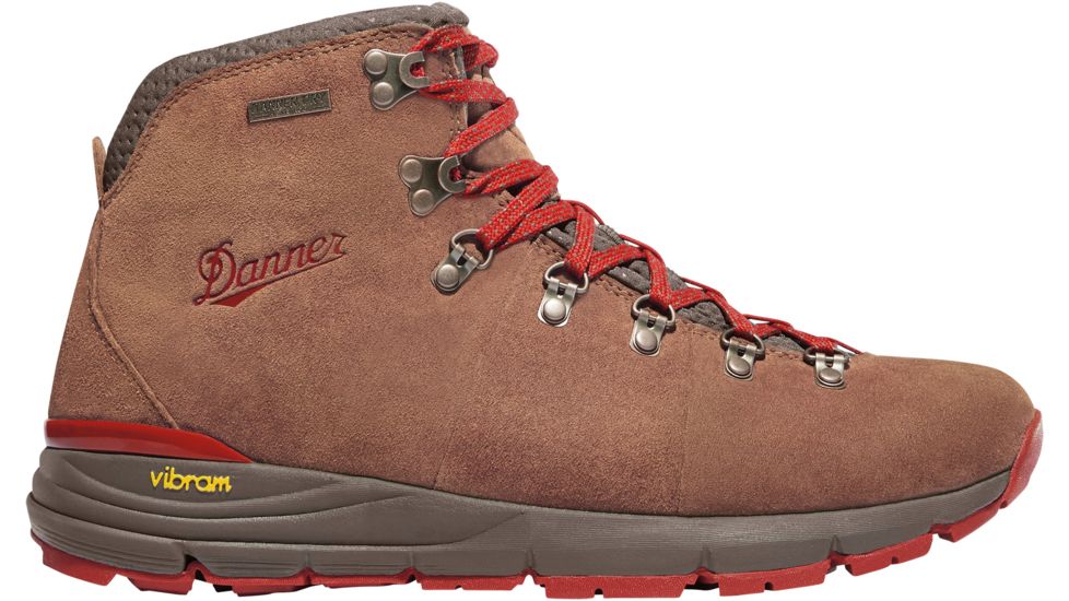 Danner Mountain 600 Hiking Boot - Men's-Brown/Red-Medium-10.5