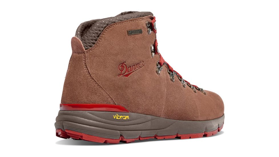 Danner Mountain 600 Hiking Boot - Men's-Brown/Red-Medium-10.5