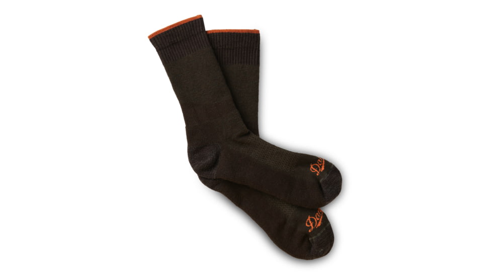 Danner Pronghorn Midweight Crew Socks, Olive, Large, 75029-L