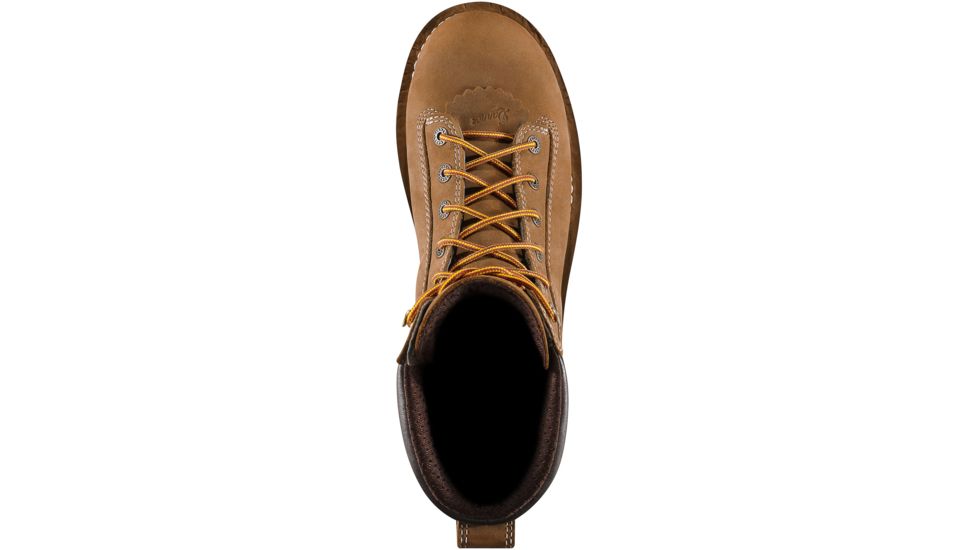 Danner Quarry USA 8in 400G Insulation Non-Metallic Toe Boots, Distressed Brown, 14EE, 17321-14EE