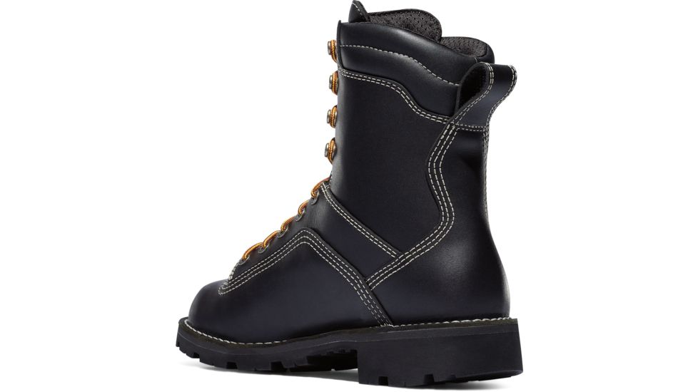 Danner Quarry USA 8in Alloy Toe Boots, Black, 8EE, 17311-8EE