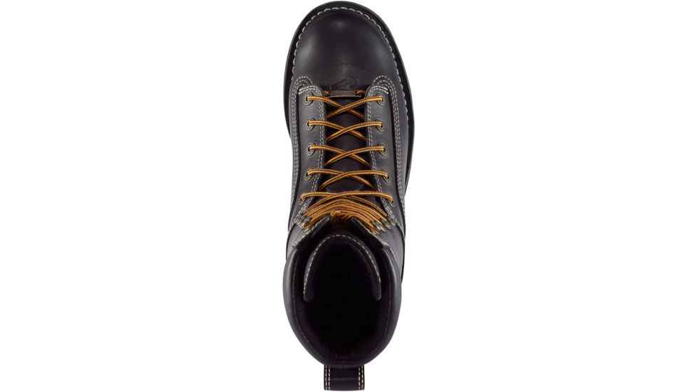 Danner Quarry USA 8in Alloy Toe Boots, Black, 8EE, 17311-8EE