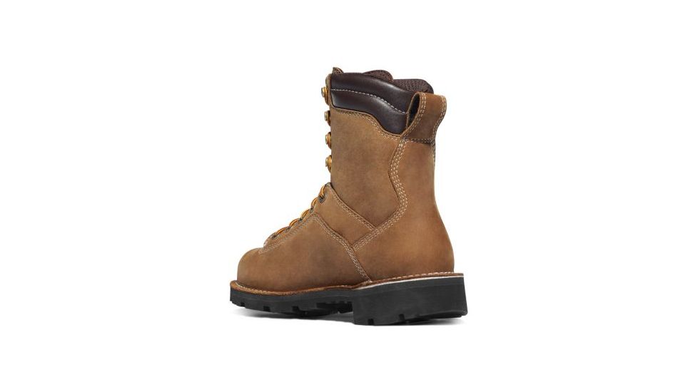 Danner Quarry USA 8in Alloy Toe Boots, Distressed Brown, 16D, 17317-16D
